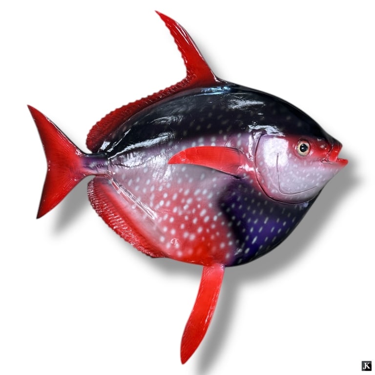 Large Decorative Fiberglass Fish Wall Mount (1 of 3)