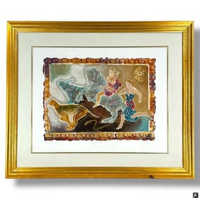 Roy Tonkin Color Lithograph "Olympiad"