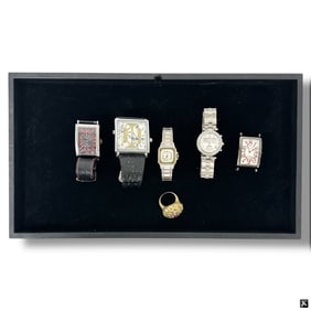 Lot of 5 Fashion Watches & 1 Ring