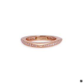 14K Triangle Shaped Diamond Ring