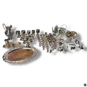 Collection of Estate Silver Plate Tablewares