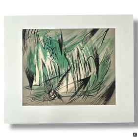 Rolph Scarlett Gouache on Paper "Untitled"