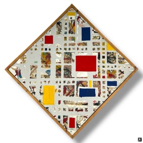 Jaro Mixed Media "Geometric Abstract '71"