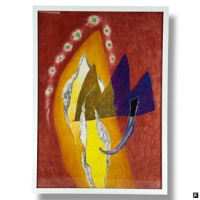 Jack Madsen Pastel "Expectation, 1987"