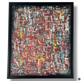 George Chann Oil on canvas "Abstract"