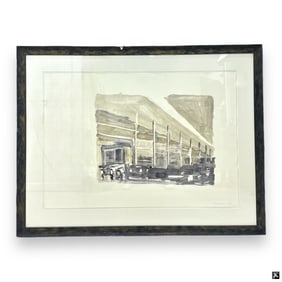 Martin McGinn Lithograph "Industrial Interior"