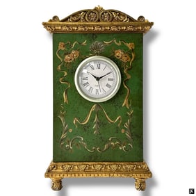 Decorative Gilt Mantle Clock