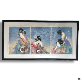 Mikulas Kravjansky Intaglio Collograph Triptych