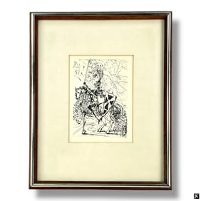 Salvador Dali Etching "El Cid" Collector's Guild