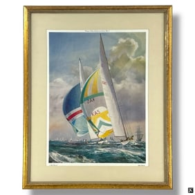 Kipp Soldwedel Framed Color Print "America's Cup"