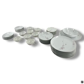 51 Pcs Mikasa "Ume" Dinnerware, Service for 8