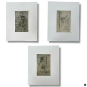 3 Freer Gallery Whistler Catalog Photographs