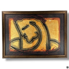 Contemporary Decorative Wall Art "Figurative Man"