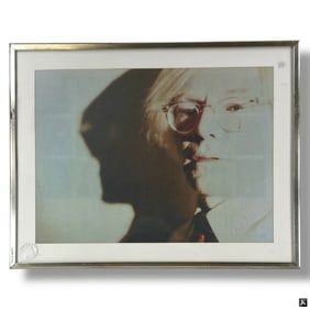 Andy Warhol Portrait Color Photo Print