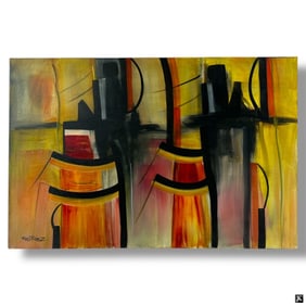 FDO.FDEZ Pop Art Acrylic on Canvas "Untitled"