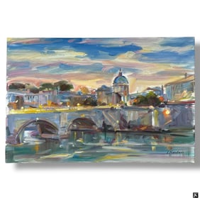 Igor Korotash Oil on Canvas "Magic Sity"