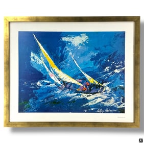 LeRoy Neiman Color Poster "Sailing" 1978