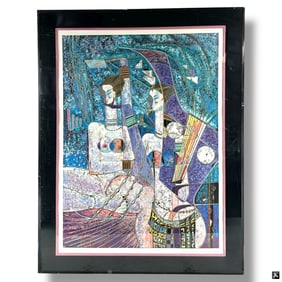 Adrian Wong Shue Lithograph "Lot's Daughters