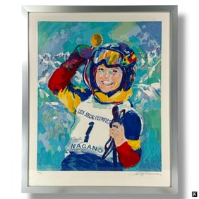 LeRoy Neiman Lithograph "Nagano Special Olympics"