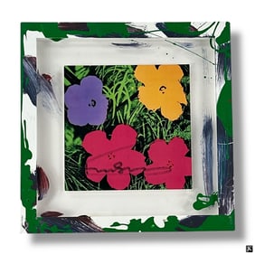 Andy Warhol Litho "Flowers Invitation"