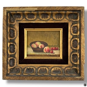 Vintage Oil on Panel "Still Life" Signed.