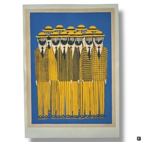 Yannis Gaitis Color Lithograph "Dirty Dozen"