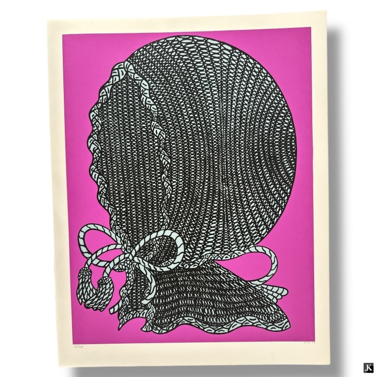 William Copley Serigraph on Paper "Baby Bonnet" (1 of 4)