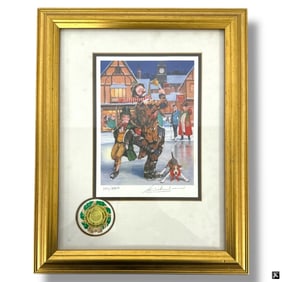 Emmett Kelly Circus LE Lithograph "Tis the Season"