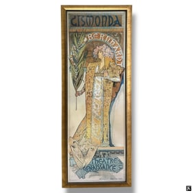 Alphonse Mucha Color Poster "Gismonda"