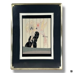 Romain de Tirtoff (Erte) Serigraph "The Bird Cage"