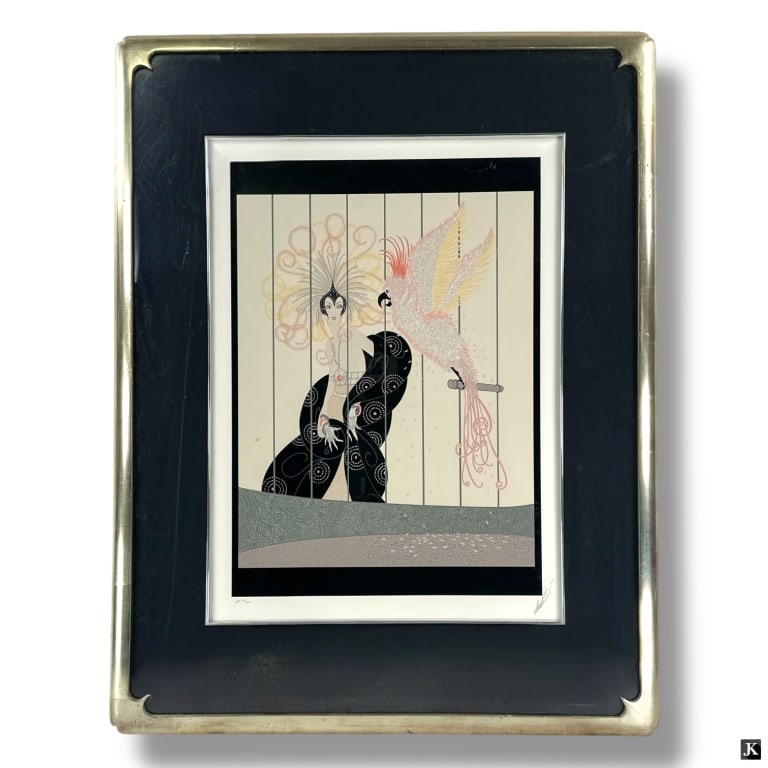 Romain de Tirtoff (Erte) Serigraph "The Bird Cage" (1 of 6)