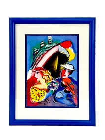 Zamy Steynovitz Holiday Dreams Serigraph