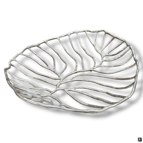 Contemporary Large Open Leaf Bowl