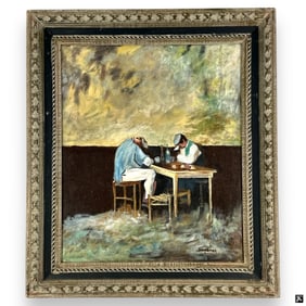 after: Nicolae Grigorescu Giclee "Two Drunks"