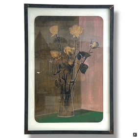 Robert Bery Silver Emulsion on Wood "Still Life"