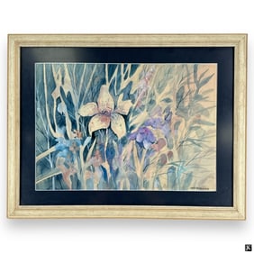 Jane Peterson, Floral Watercolor, Signed