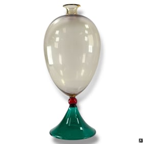 Yoichi Ohira de Majo, Murano Glass Vase, 1980