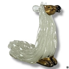 Vintage Murano Art Glass Llama Figure