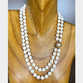 1960’s 14K Angelskin Coral Necklace