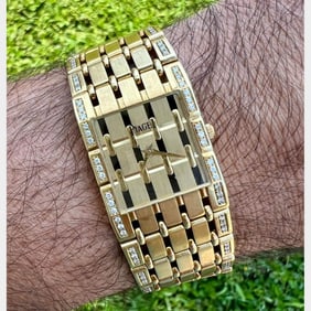 PIAGET 18K Yellow Gold Diamond Watch