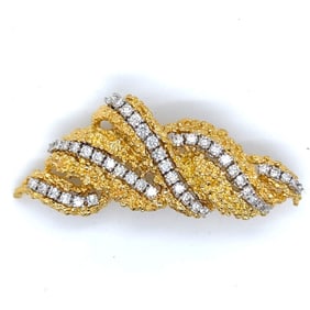 1970’s 3.00 Ct. Diamond Brooch