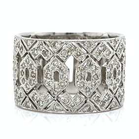 18K White Gold 1.00 Ct. Diamond Ring