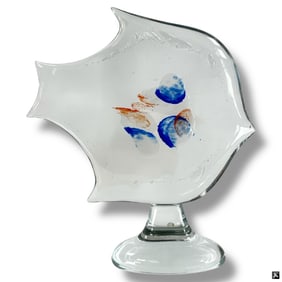 Seguso Viro Murano Art Glass Fish Figure