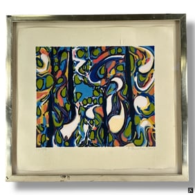 Richmond Burton Color Woodblock "InterNature"