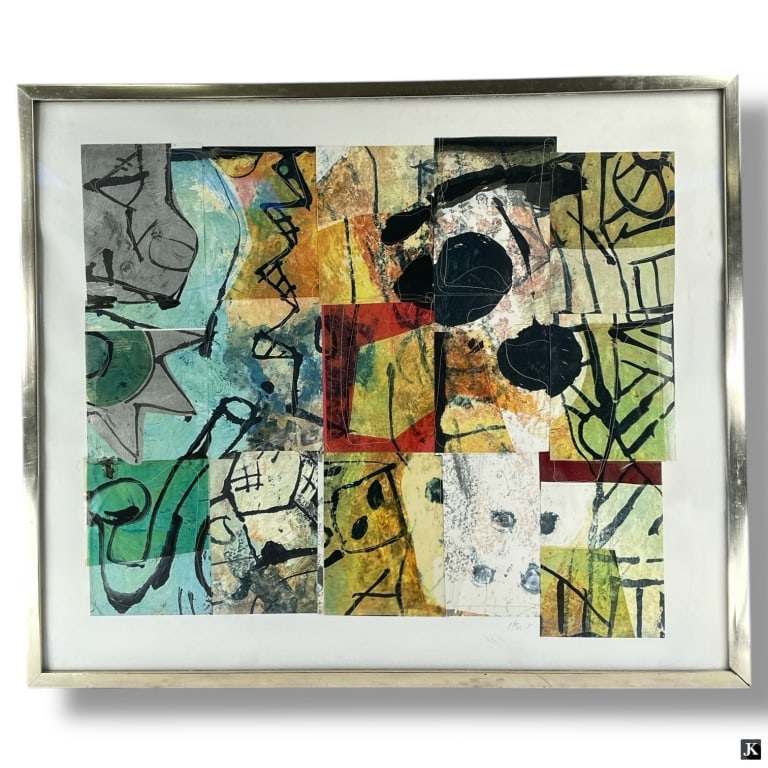 Charles Hewitt Mixed Media "Red Swing" (1 of 5)