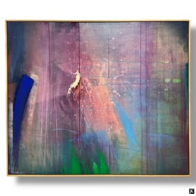 Richard Saba Acrylic on Canvas "Point of Origin"