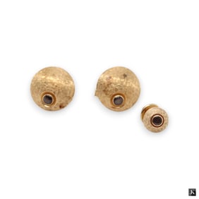 14 Karat Yellow Gold Cuff Links