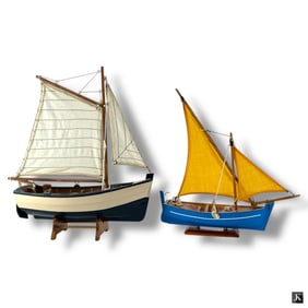 2 Model Sailboats