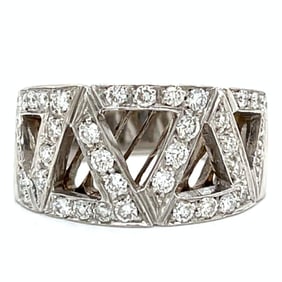18K White Gold 1.55 Ct. Diamond Ring