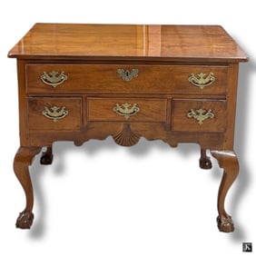 Vintage Mahogany Chippendale Style Low Boy